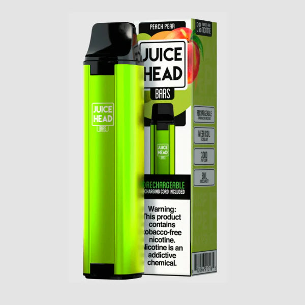 PEACH PEAR – JUICE HEAD BAR DISPOSABLE | 3000 PUFFS