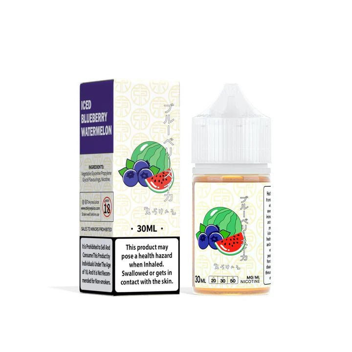 TOKYO SALTNIC ICED BLUEBERRY WATERMELON 30ML - E - Liquids - Nova Puff Nova Puff