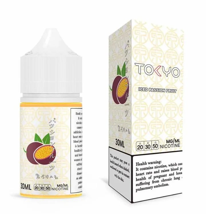 TOKYO SALTNIC ICED PASSION FRUIT 30ML - E - Liquids - Nova Puff Nova Puff