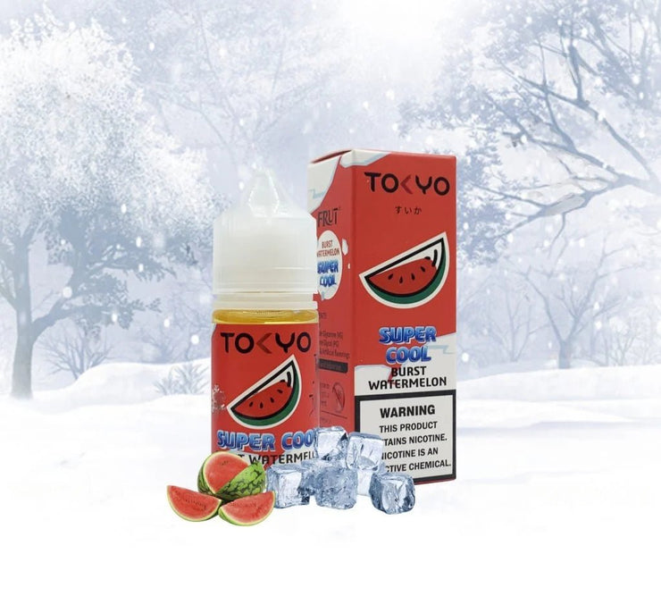 TOKYO SALTNIC SUPER COOL BURST WATERMELON 30ML/35MG - E - Liquids - Nova Puff Nova Puff