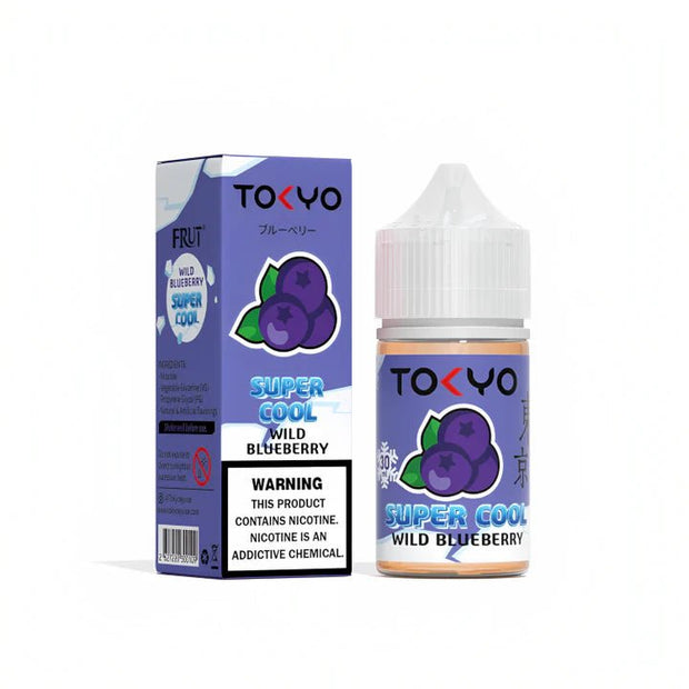 TOKYO SALTNIC SUPER COOL WILD BLUEBERRY 30ML - E - Liquids - Nova Puff Nova Puff