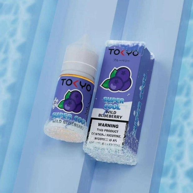 TOKYO SALTNIC SUPER COOL WILD BLUEBERRY 30ML - E - Liquids - Nova Puff Nova Puff